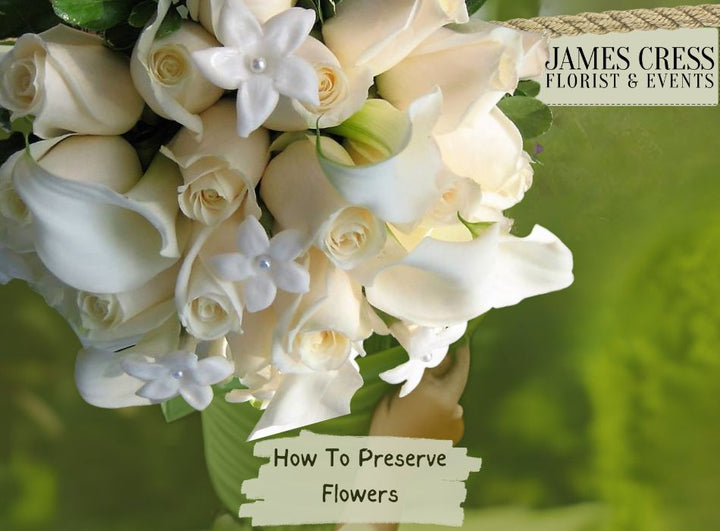 Comment conserver les fleurs avec James Cress Florist