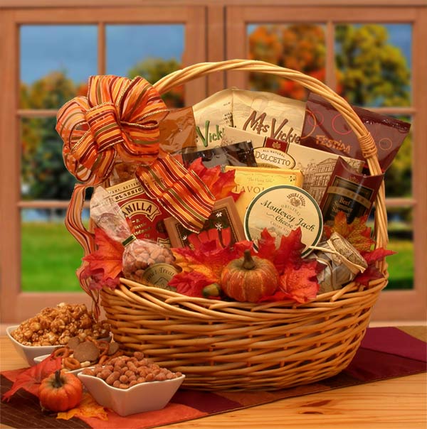 Shades of Fall Snack Gift Basket James Cress Florist