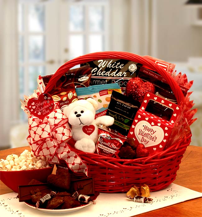 Happy Valentines Day Gift Box Of Truffle Hearts, valentines gift 