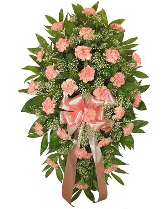 Timeless Traditions Pink Carnation Standing Spray