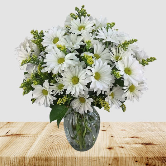 A beautiful daisy bouquet, perfect for gifting on special occasions.