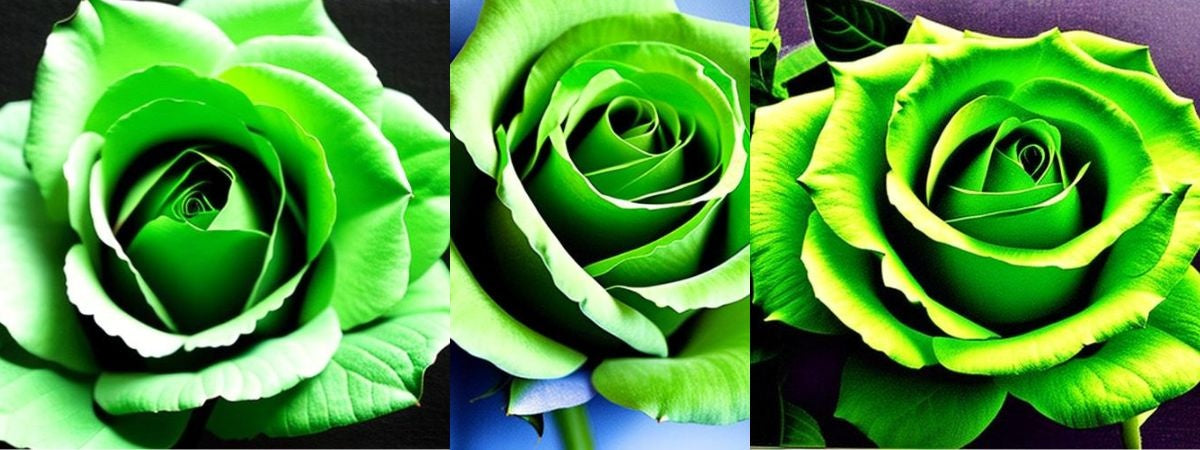 Dark Green Roses