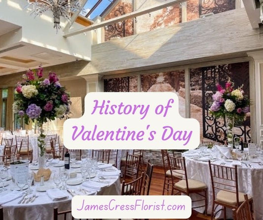 History of Valentine's Day Flowers