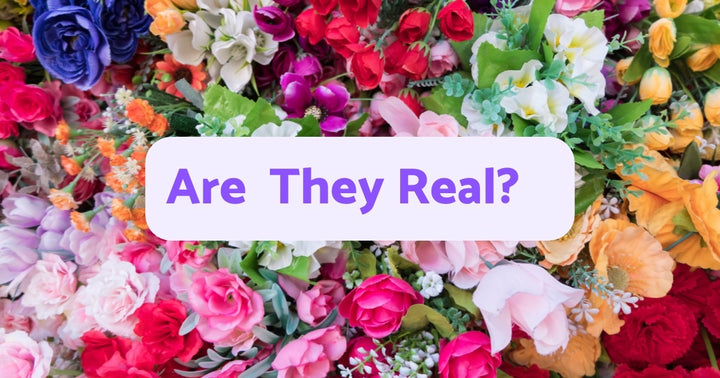 Fleurs artificielles utilisées pour la Saint-Valentin