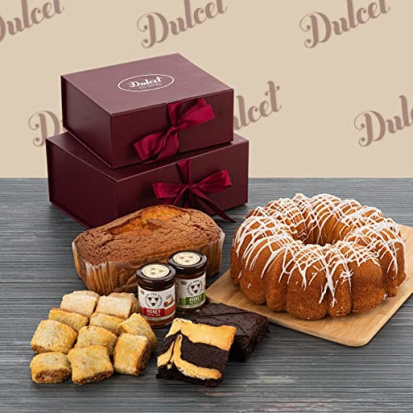Boîte cadeau gastronomique 2 niveaux « Douce comme le miel »