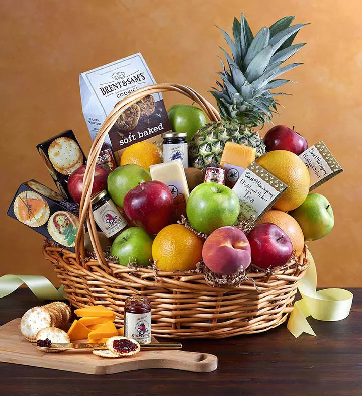 Deluxe Fruit & Gourmet Baskets