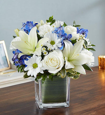 Healing Tears Blue & White Healing Tears Blue & White