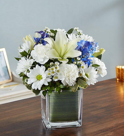 Healing Tears Blue & White Healing Tears Blue & White