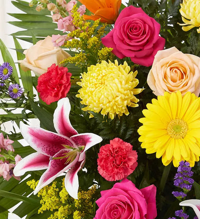 Sympathy Standing Spray - Bright Sympathy Standing Spray - Bright