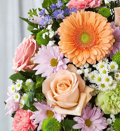 Always Remember Floral Heart Tribute- Pastel Always Remember Floral Heart Tribute- Pastel