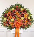 Heartfelt Sympathies Standing Basket - Fall