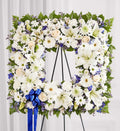 Sentimental Solace Wreath - Blue & White
