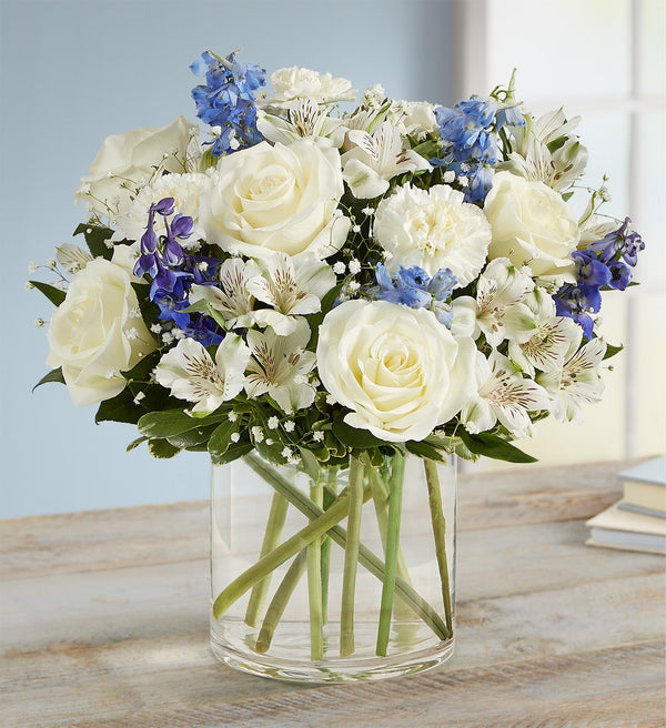 Sentimientos amorosos Azul y blanco
