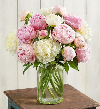 Pink & White Peony Bouquet Pink & White Peony Bouquet