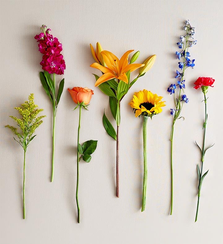 Flowers in the Vibrant Funeral Standing Spray