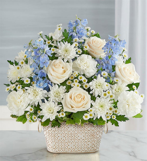 Recuerdo amoroso Azul y blanco