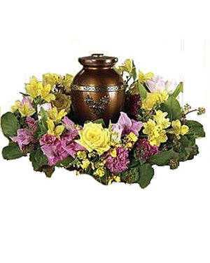 Spring Cremation Wreath