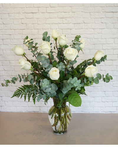 One Dozen Premium White Roses One Dozen Premium White Roses