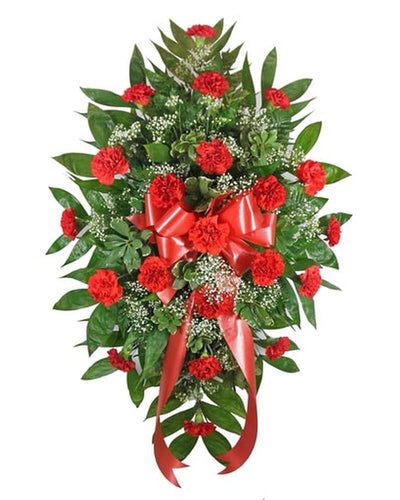 Timeless Traditions Standing Spray Red Timeless Traditions Standing Spray Red