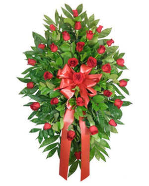 Signature Collection Rose Spray on a Stand