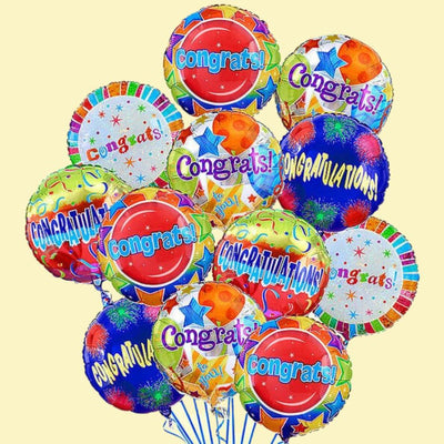 Air-Boutiques® - Congratulations Mylar Balloons Air-Boutiques® - Congratulations Mylar Balloons