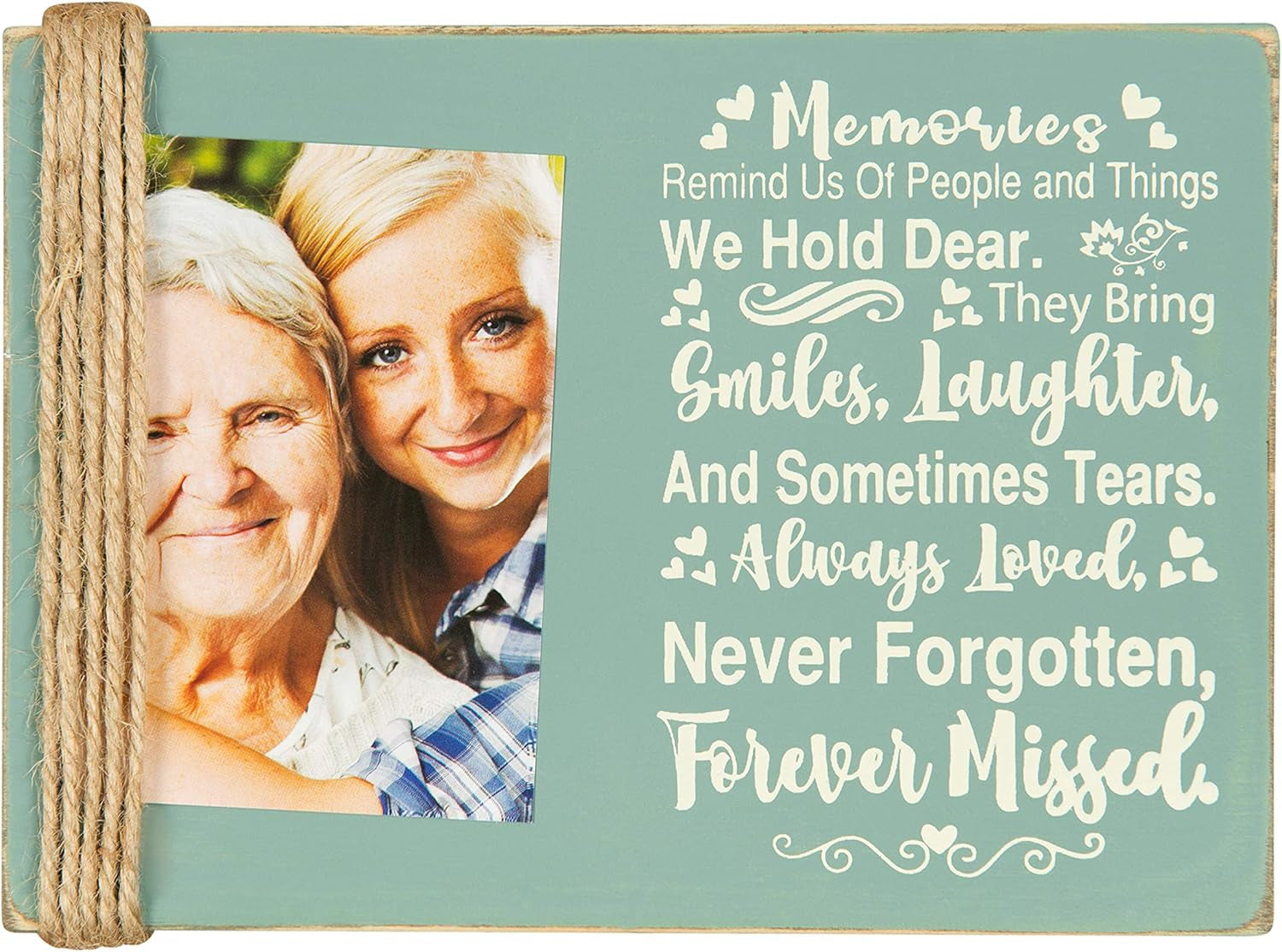 Memorial Picture Frame for Lost Loved One,In Memory of Loved One Gifts,Bereavement Gifts for Loss of Father, Mother, Grandparents,Memorial Frames for Loved One, Holds 4"X6" Photo,Wholesale Pricing