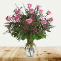 One Dozen Ultimate Lavender Roses
