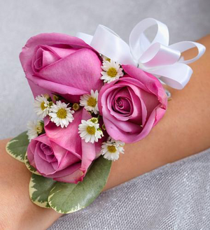 Purple Rose Corsages