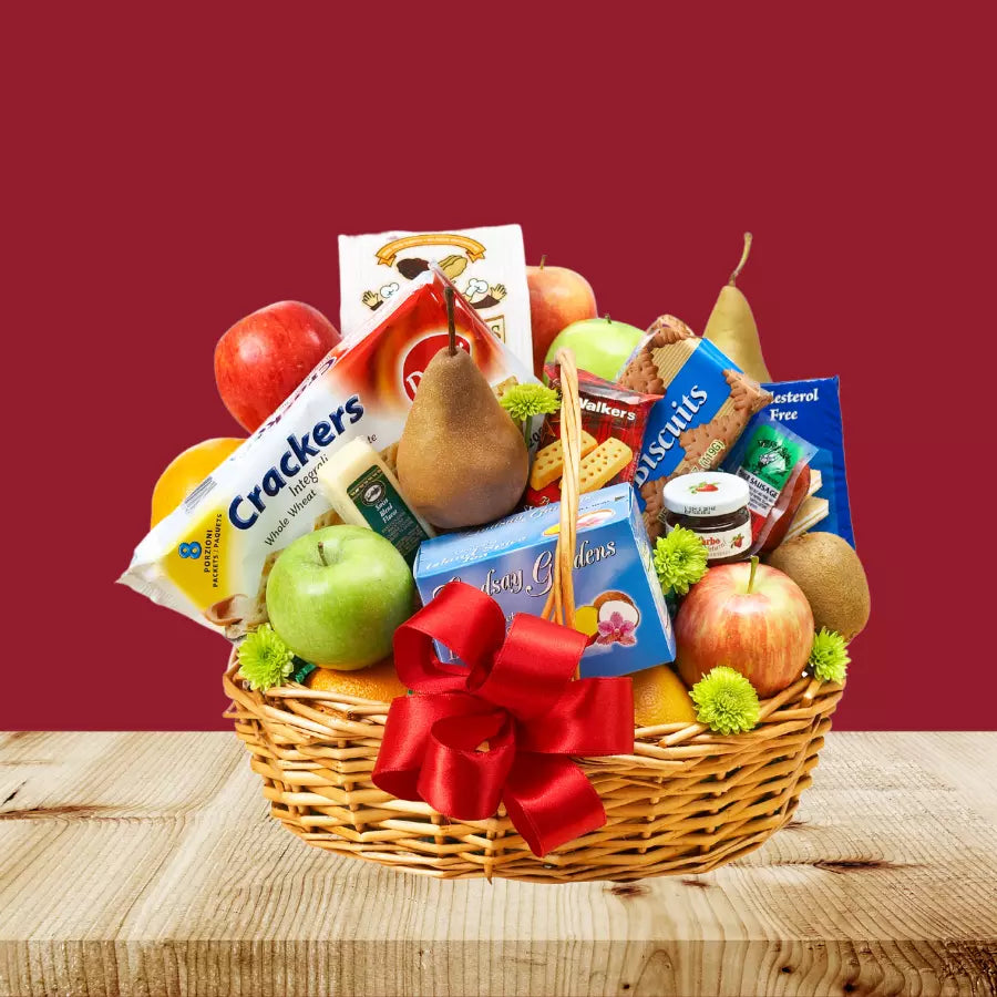 Grand Holiday Gourmet and Fruit Basket
