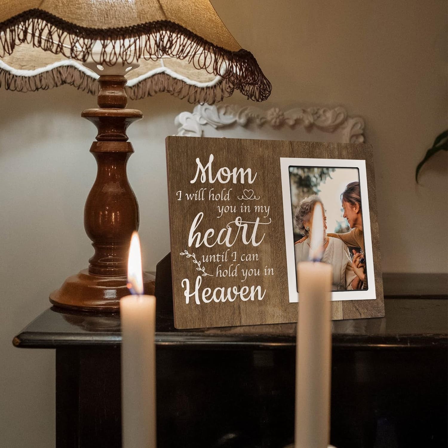 Memorial Gift for Loss of Mother - Memorial Picture Frame - Loss of Mother Sympathy Gifts, Bereavement Gifts for Loss of Mom - Fits 4X6 Inches Photo