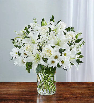 Sincerest Sorrow All White Arrangement Sincerest Sorrow All White Arrangement