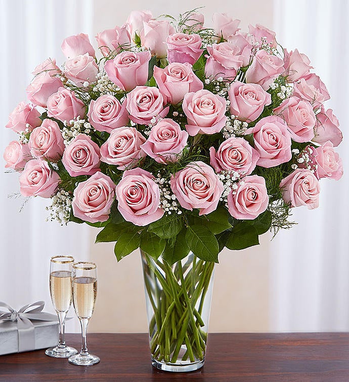 Ultimate Elegance Long Stem Pink Roses