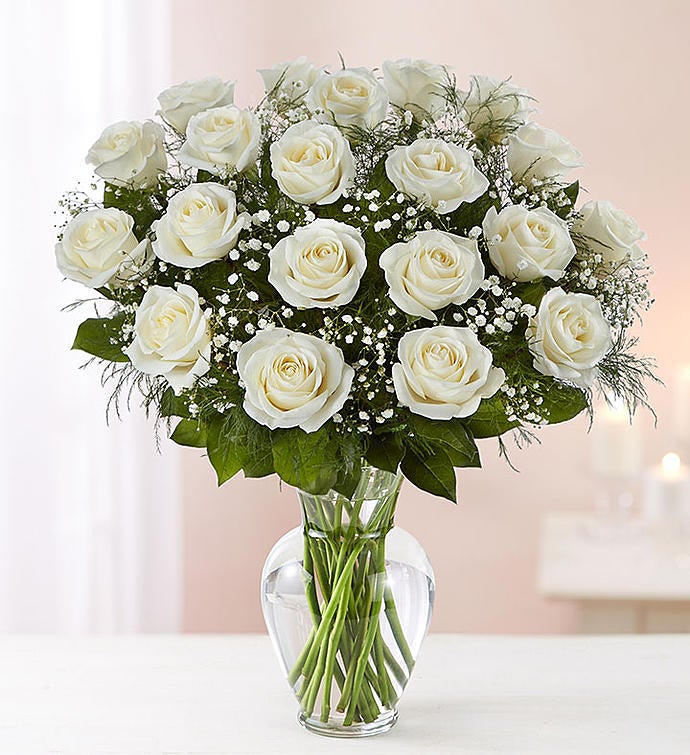 Ultimate Elegance Long Stem White Roses