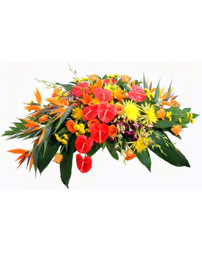 Tropical Casket Spray Tropical Casket Spray