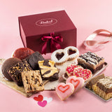 Grand panier-cadeau de luxe pour la Saint-Valentin de la boulangerie