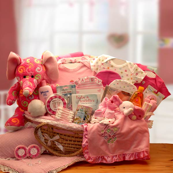 Precious Petals Deluxe Moses Carrier - Pink