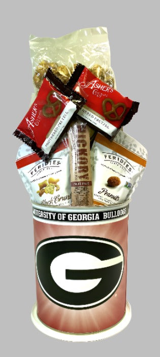 JGB Sports - Georgia Bulldogs Gift Tin Basket - Made In America