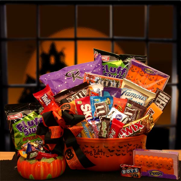 No Tricks Just Treats Halloween Goodie Bucket