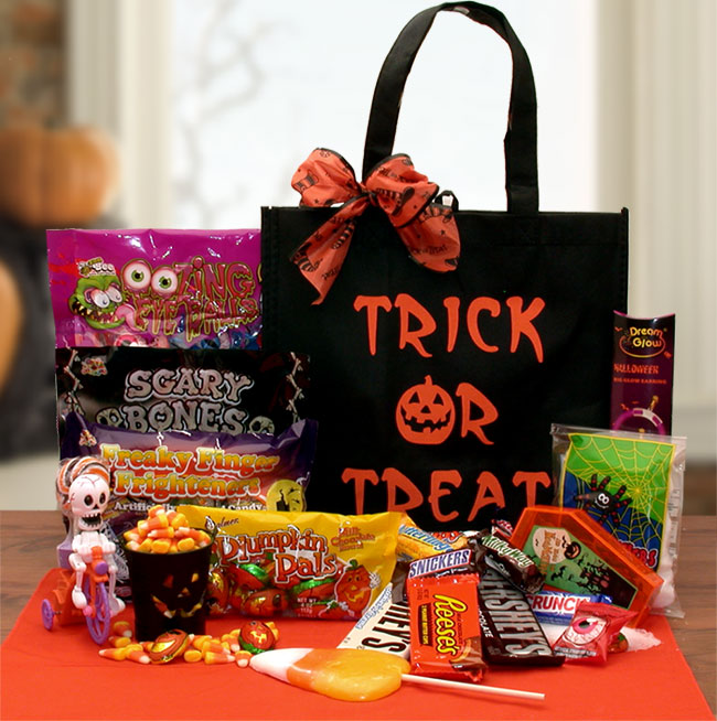 Trick Or Treat Halloween Gift Tote