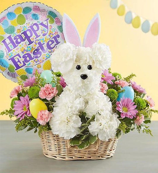 Hoppy Easter with Balloon