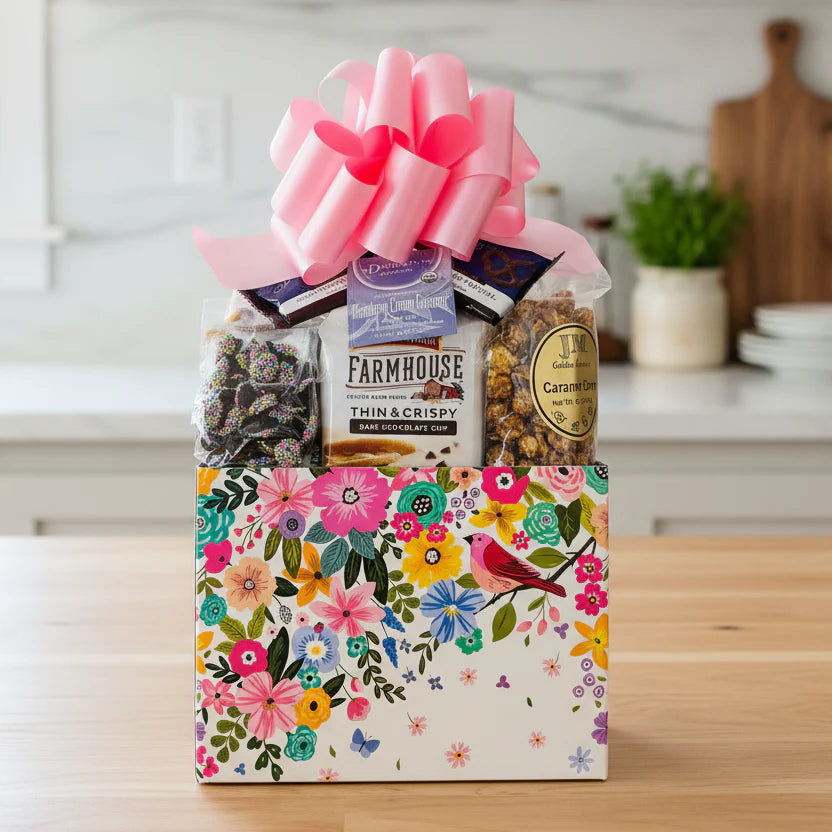Large Floral Gift Box