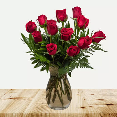 One Dozen Classic Red Roses One Dozen Classic Red Roses