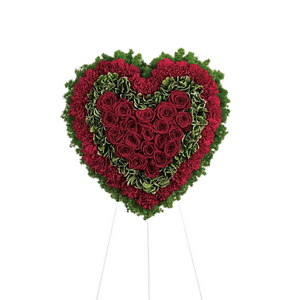 Heart Funeral Flowers