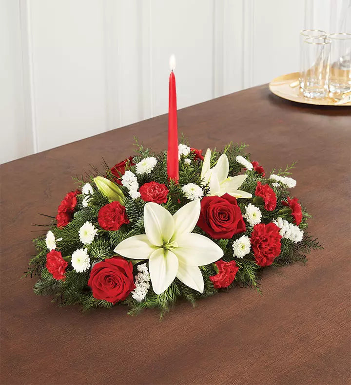 Traditional Christmas Centerpiece