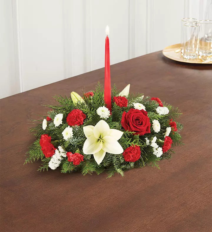 Send Traditional Christmas Centerpiece James Cress Florist send-traditional-christmas-centerpiece-james-cress-florist
