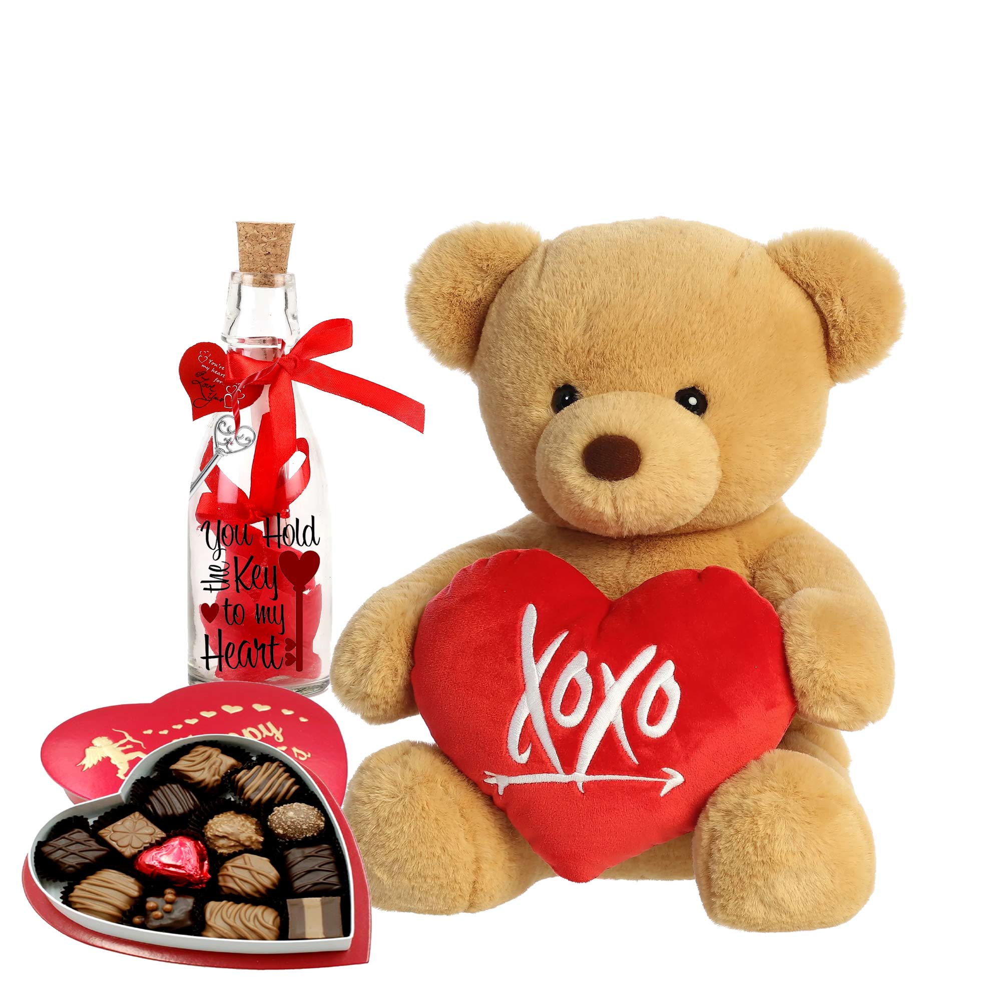 You Hold The Key To My Heart Valentine Gift Set w/ personalized message