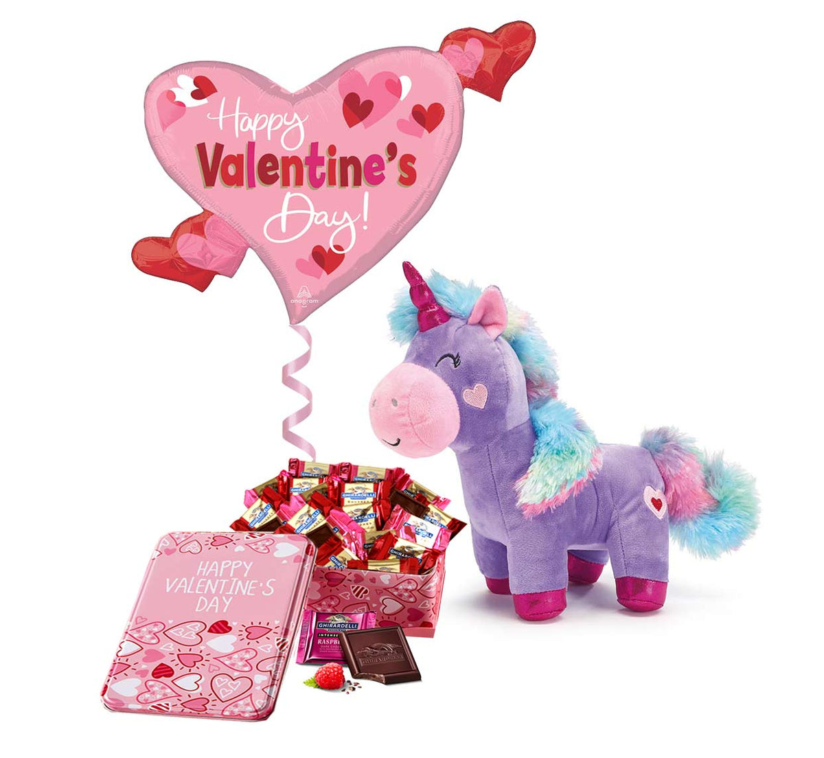 My Sweet Unicorn Valentine Plush With Chocolates