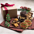 Caja de Regalo de Navidad Clásica Festiva de Kraft