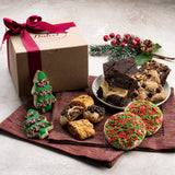 Caja de Regalo de Navidad Clásica Festiva de Kraft