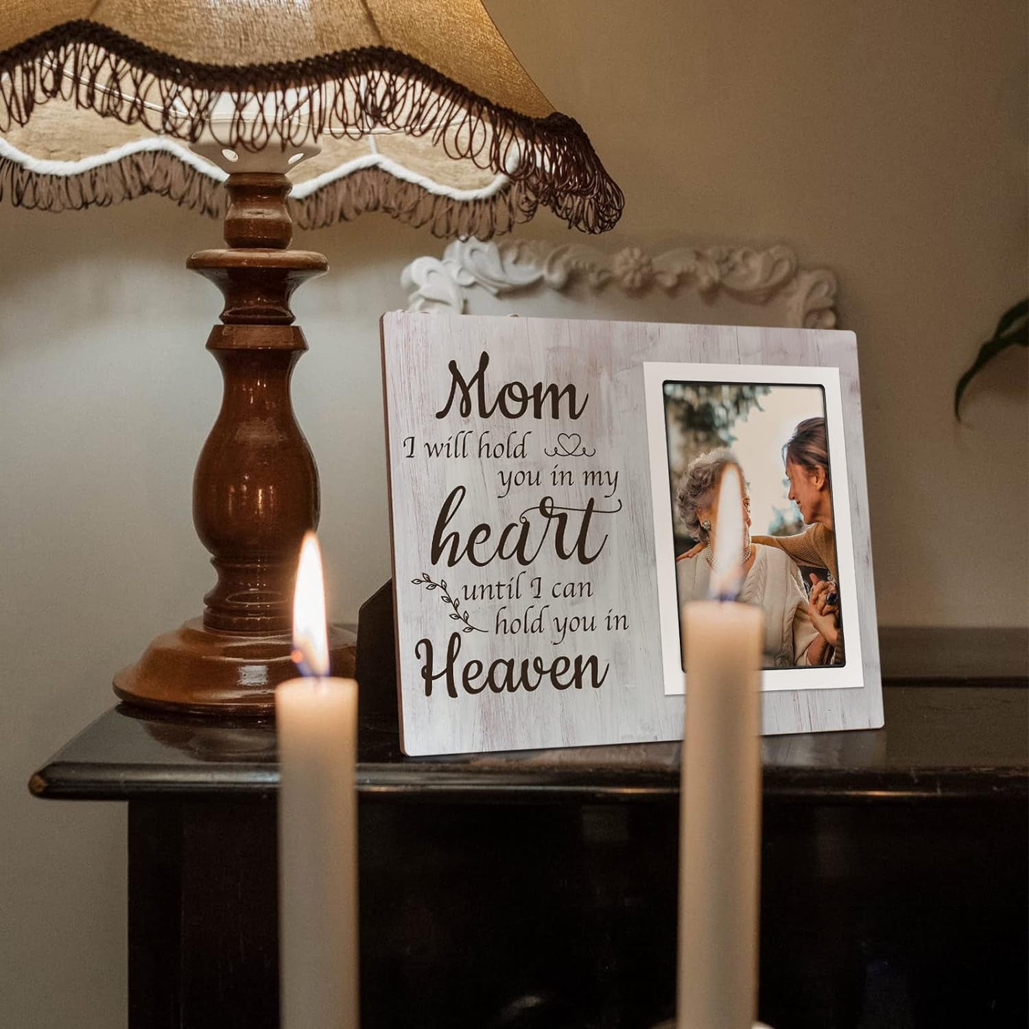 Memorial Gift for Loss of Mother - Memorial Picture Frame - Loss of Mother Sympathy Gifts, Bereavement Gifts for Loss of Mom - Fits 4X6 Inches Photo